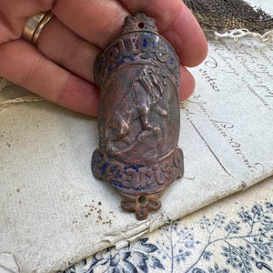 Antique Peugeot Bicycle Head Badge- Paris Lion Emblem