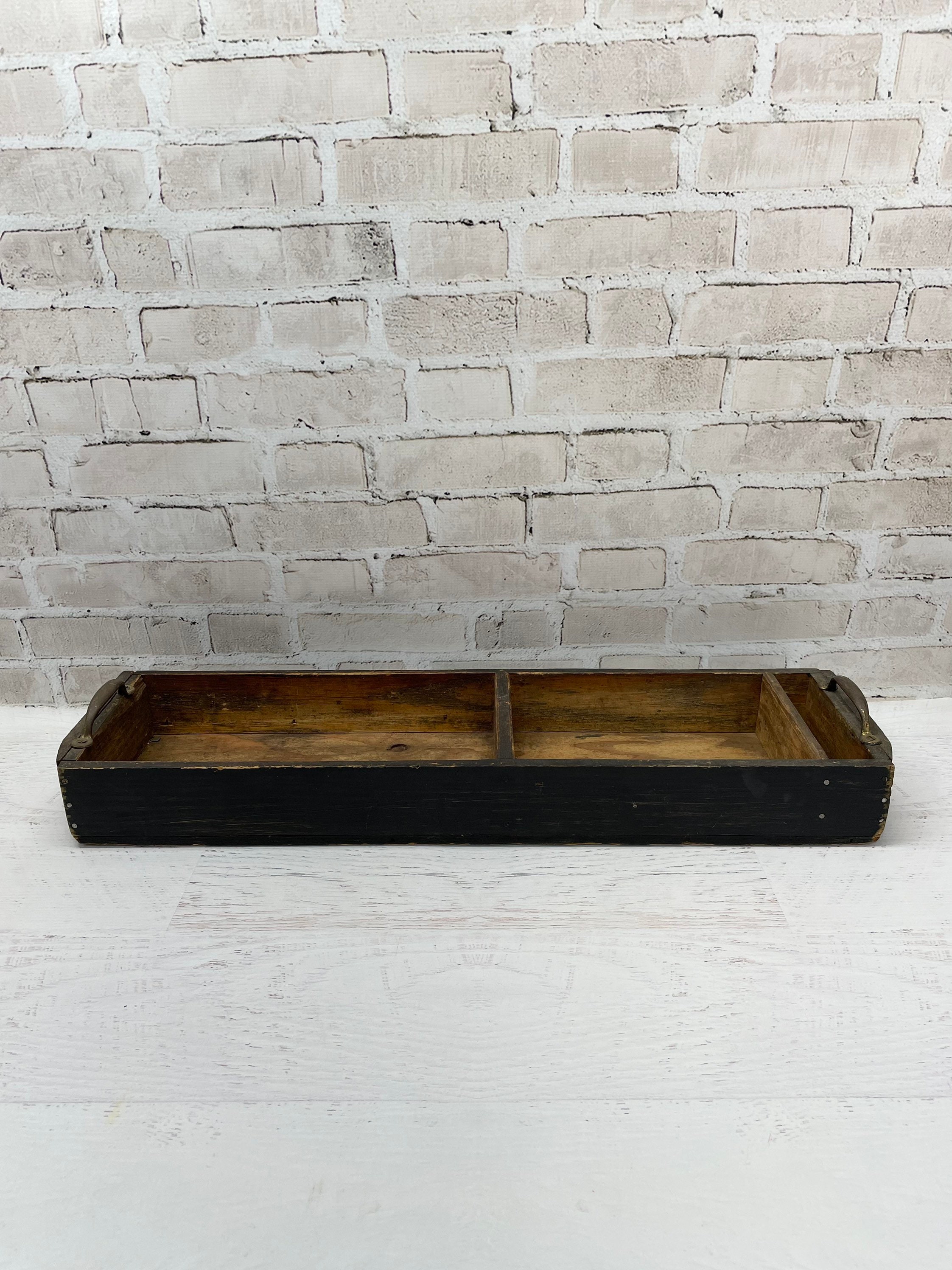 Vintage Holz Schubladenkiste Primitives Holz lange schmale | Etsy