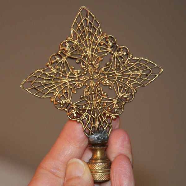 Ornate Architectural FINIAL with Filigree Design