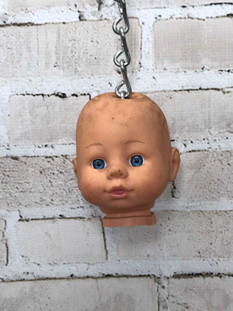 creepy doll head