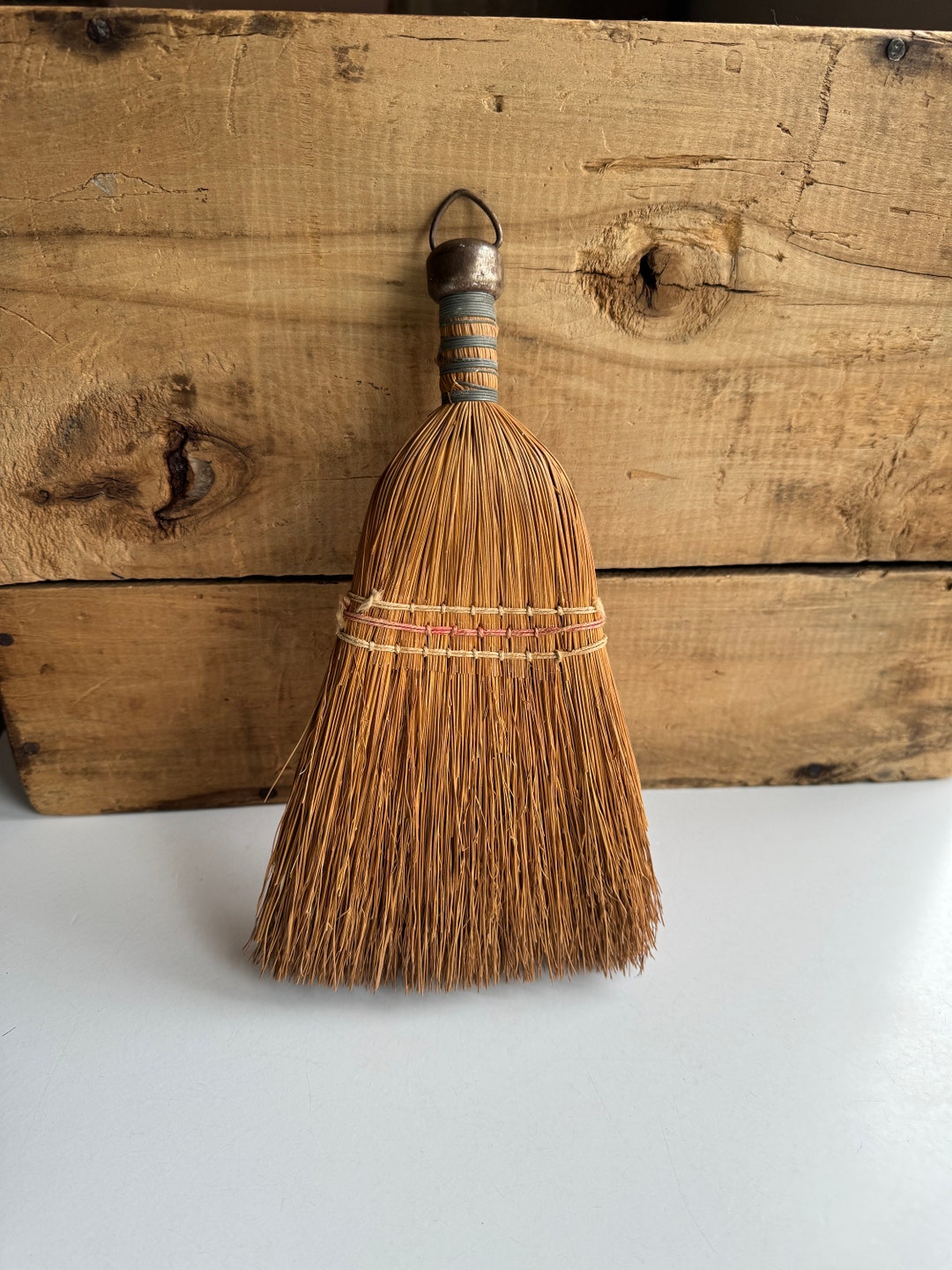 Vintage Whisk Broom Small Straw Hand Broom Rustic Whisk Broom Clothes ...