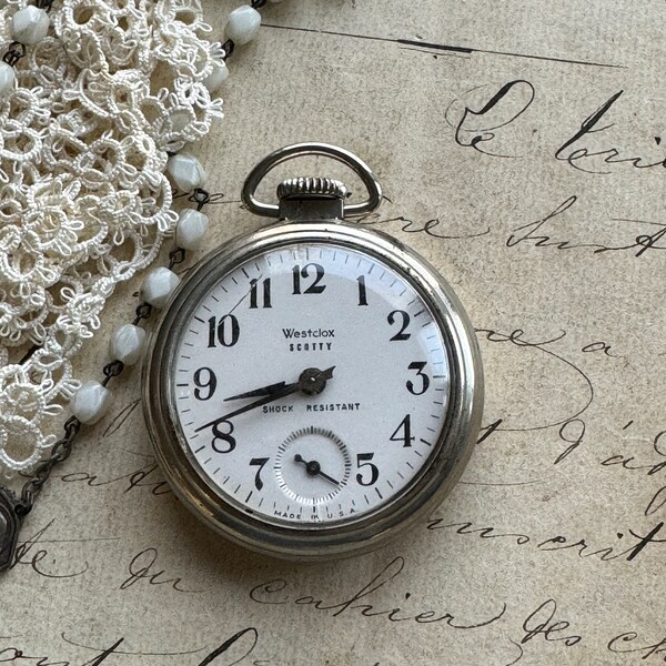 Westclox Scotty Pocket Watch - Etsy