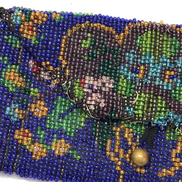 Antique Beaded Purse Etsy