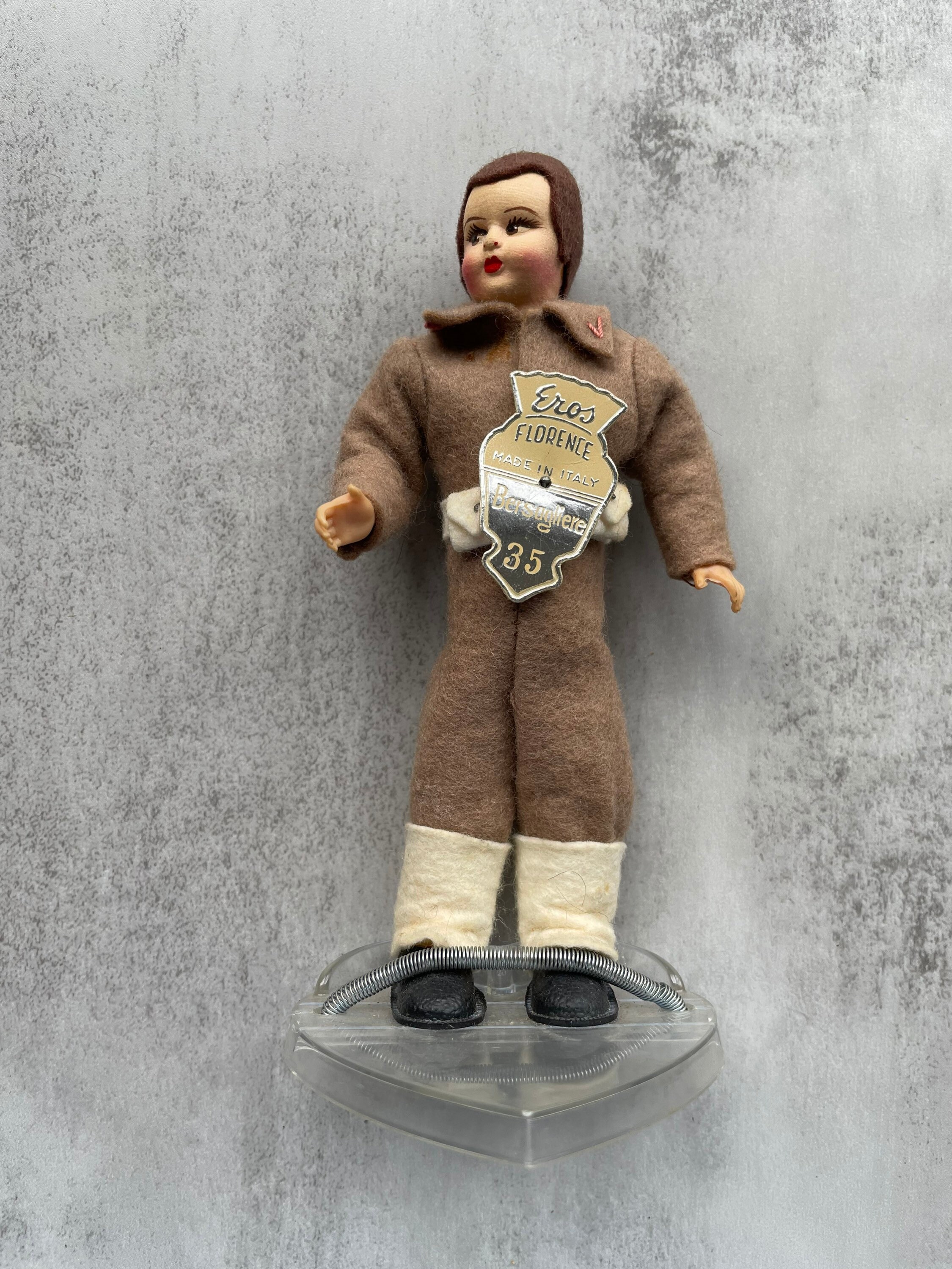 ヴィンテージ エロス ドール イタリア - フィレンツェ イタリア製 - ベルサリエーレ 35 - オリジナルタグ フェルトユニフォーム -  コレクターズアイテム - Etsy 日本