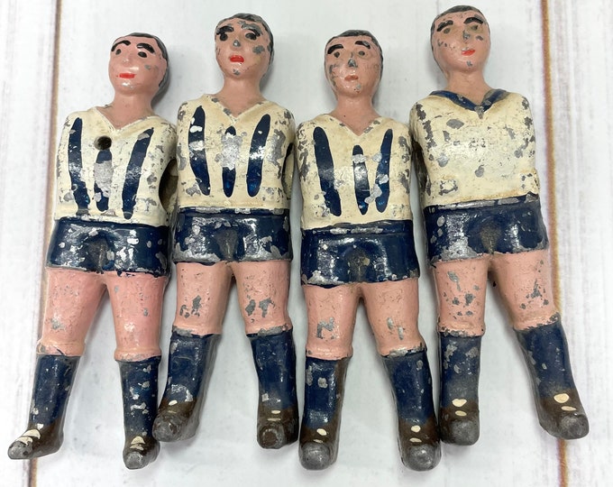 Antique Foosball 1 Player French Game Football Figure Etsy