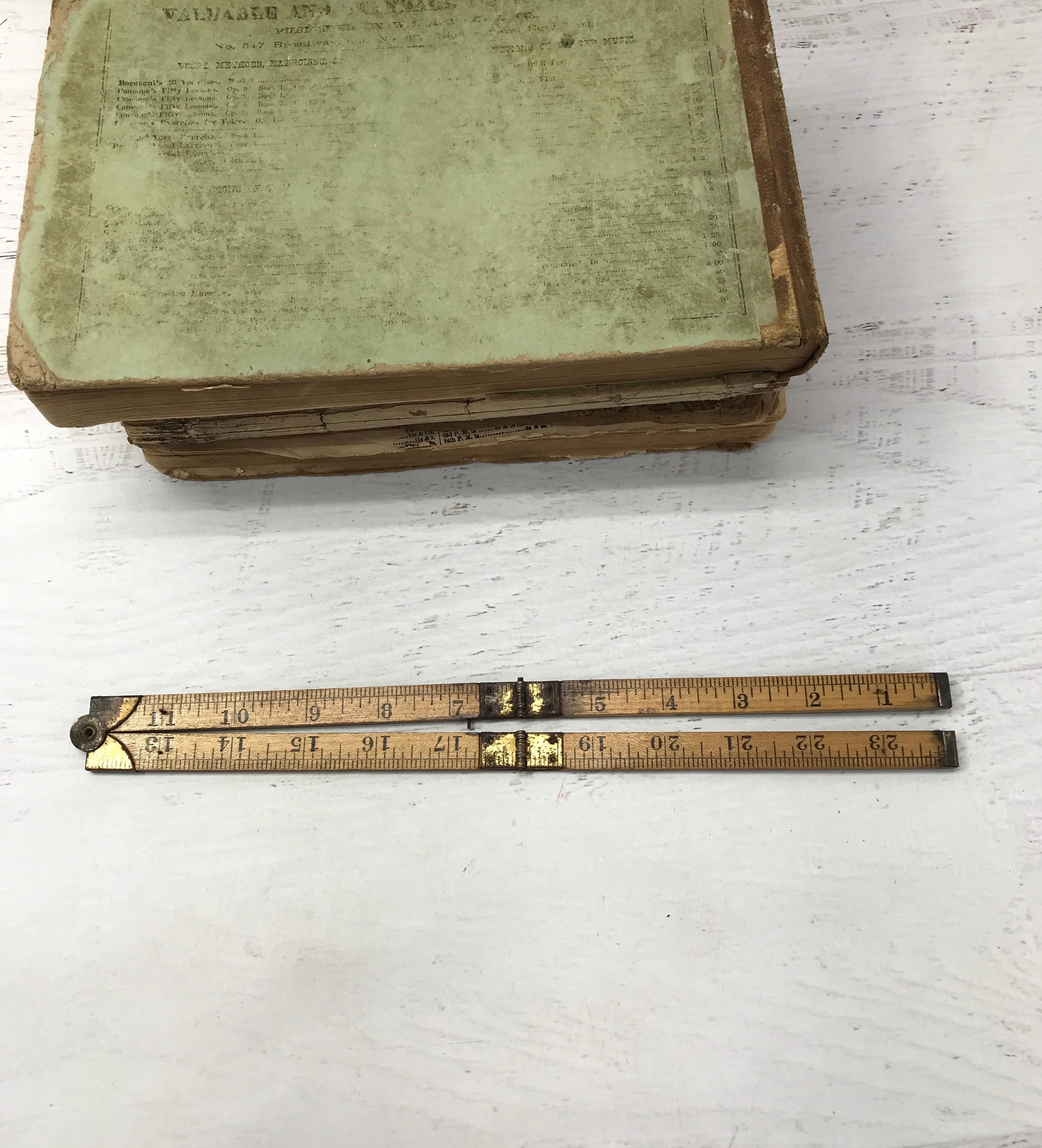 Vintage Falten Lineal Nr. 22P made in den USA Scharnier | Etsy