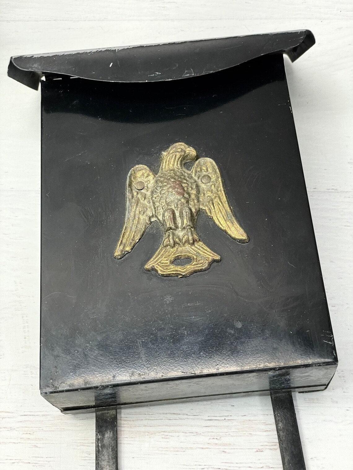 Vintage Metal Mailbox With Eagle House Postal Delivery Wall Etsy