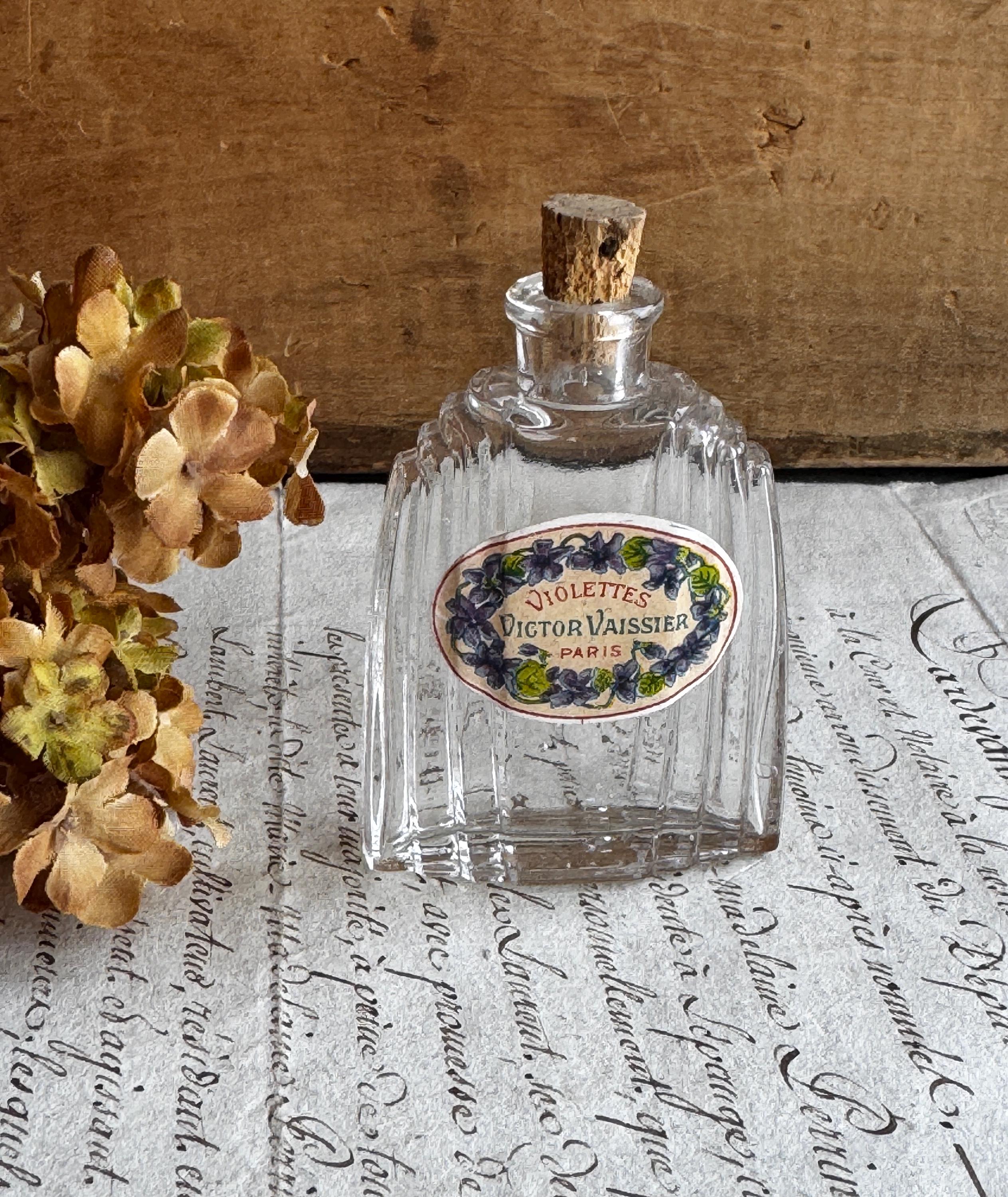 ヴィンテージ香水瓶 - アールデコスタイル - Violettes Paris - Etsy 日本