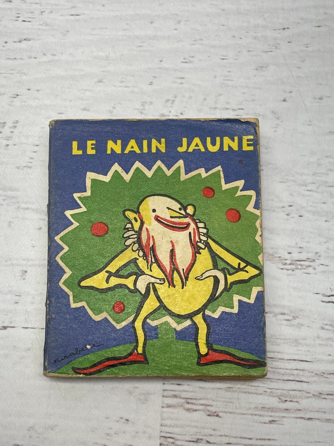 Vintage French Children's Book Little Thoughts Library Illustrated Le