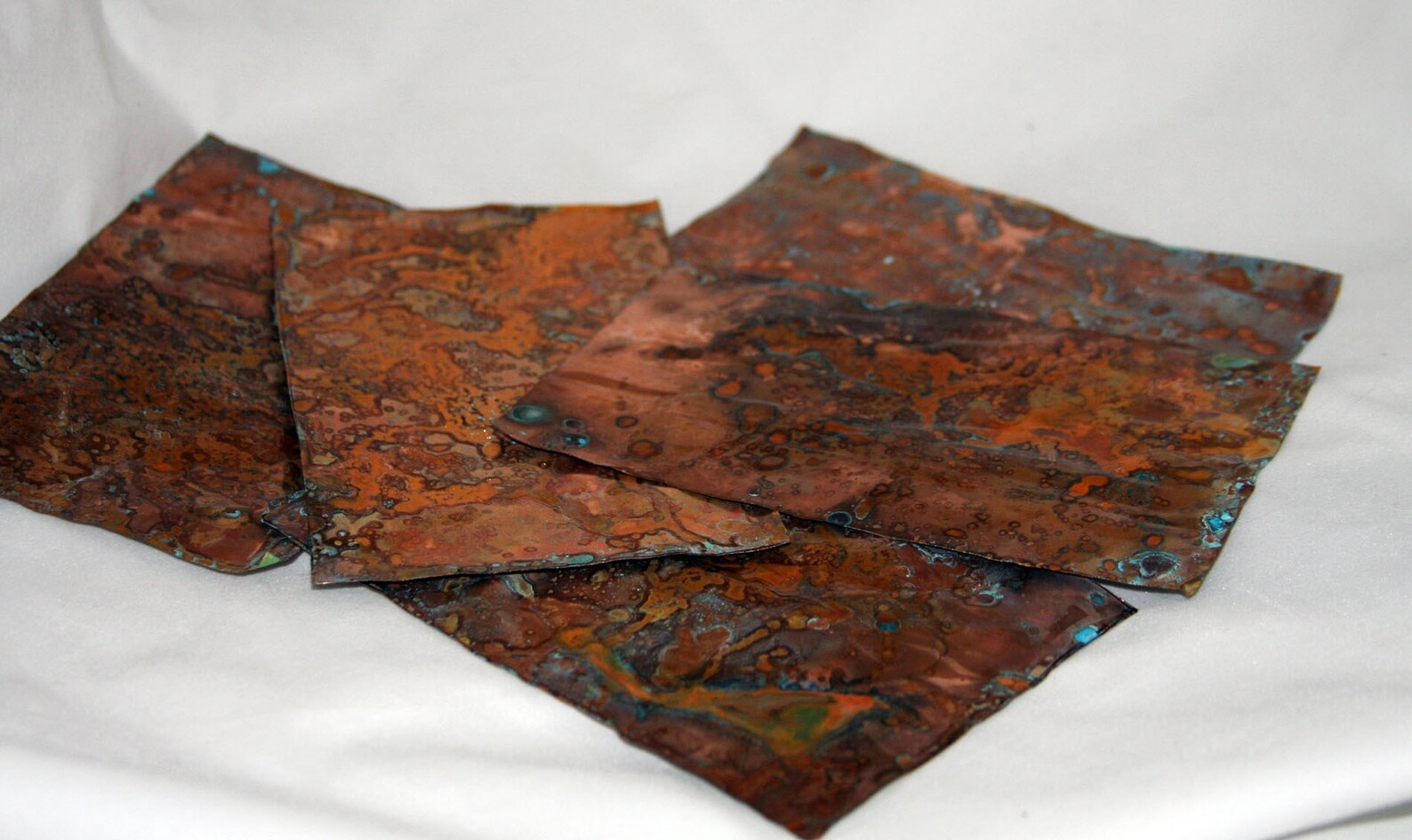 DISTRESSED COPPER Thin sheet for Mixed Media Art Etsy