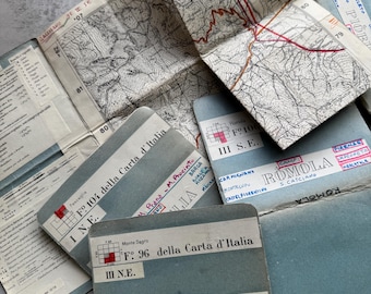 アンティークのイタリア製火薬缶 - 赤い金属製の火薬入れ、ミラノ