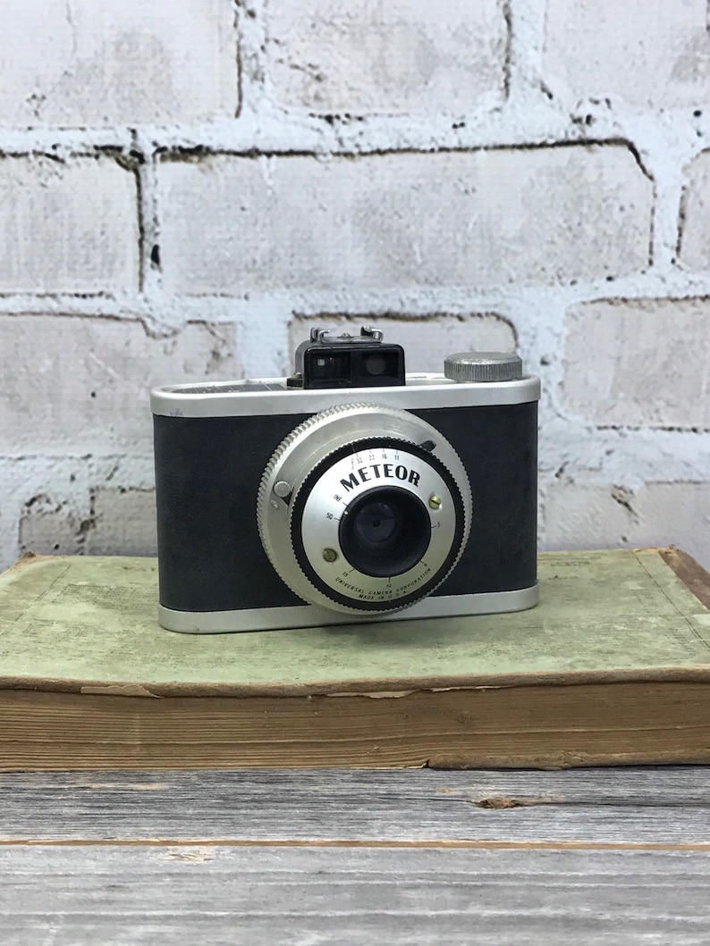 Industrial Camera Retro Design Photo Prop Camera Collection Vintage Meteor CAMERA 1940/'s Photography