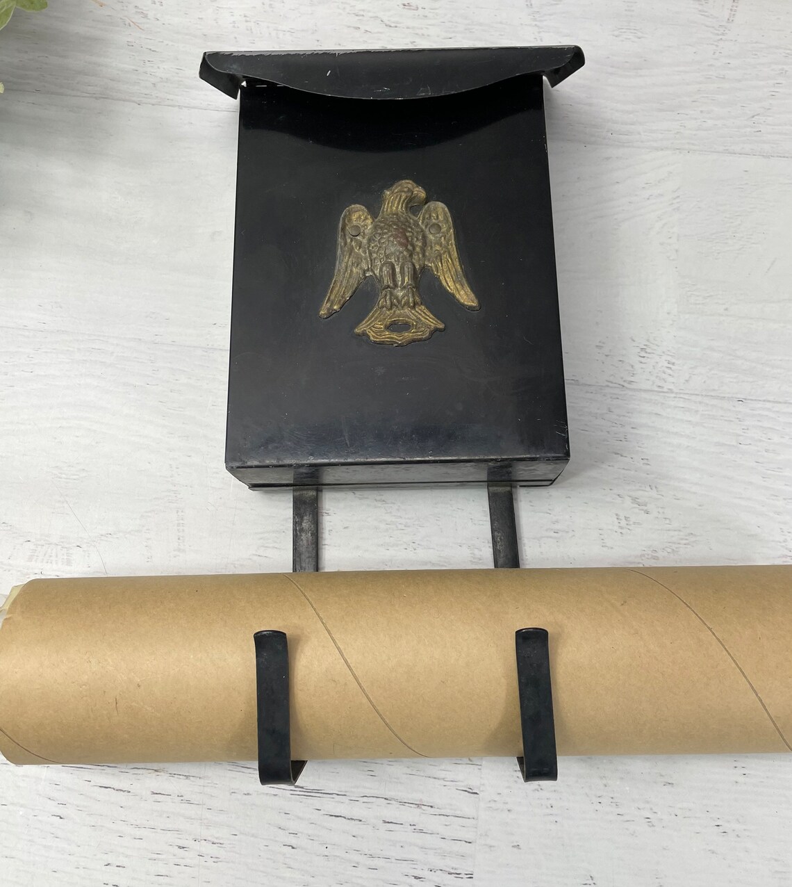 Vintage Metal Mailbox With Eagle House Postal Delivery Wall Etsy