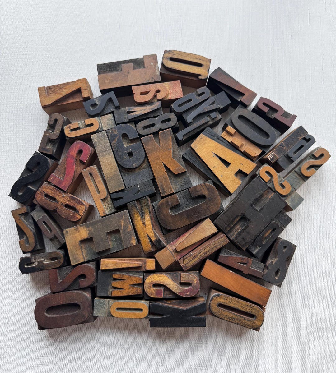 Vintage Printer Blocks – 50 Wooden Typeset, Steampunk Supply - Etsy