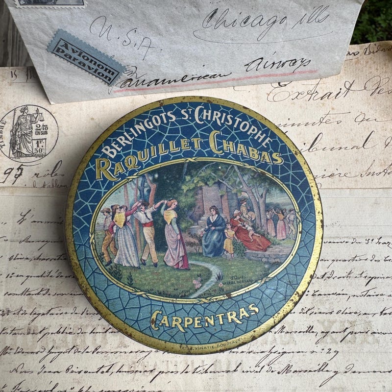 Vintage French Candy Tins - Etsy