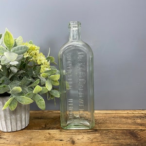 Vintage Bottle, Dr. Caldwell&#39;s Monticello Illinois, Quack Medicine Thick Glass