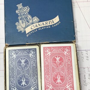 Canasta Bicycle Playing Cards Poker Bridge Deck of Cards Card Games Etsy Canada
