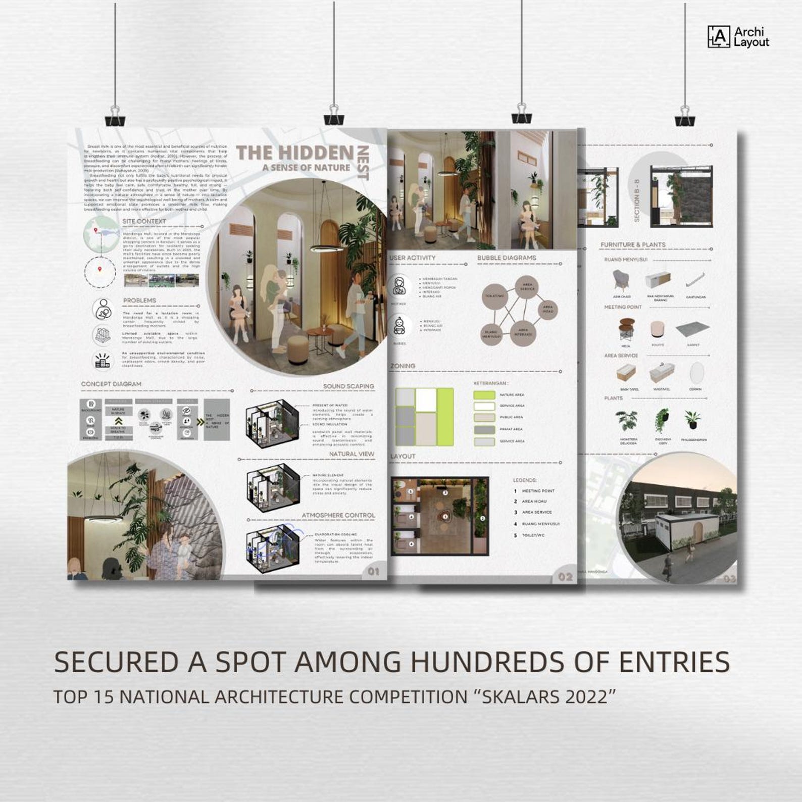 Architecture Board Template | Interior Design/competition Layout | A0 ...