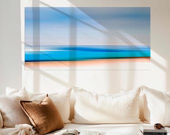 Minimalist Sea Painting, Canvas Print, Abstract Canvas Art, Art Prints, Modern Wall Art, Abstract Photo Art, Photography