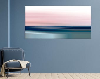 Minimalist Sea Painting, Canvas Print, Abstract Canvas Art, Art Prints, Modern Wall Art, Abstract Photo Art, Photography