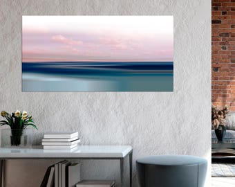 Minimalist Sea Painting, Canvas Print, Abstract Canvas Art, Art Prints, Modern Wall Art, Abstract Photo Art, Photography