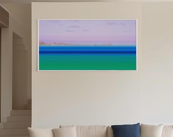 Minimalist Sea Painting, Canvas Print, Abstract Canvas Art, Art Prints, Modern Wall Art, Abstract Photo Art, Photography