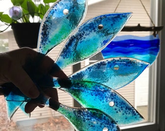 Fused Glass Fish - One sold individually - Build your own custom school of fish