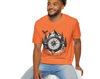 Compass Graphic T-Shirt, Adventure Seeker Tee