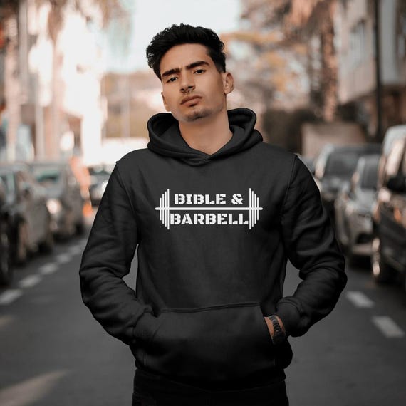 BRAND NEW Bible Barbell Logo Hoodie Etsy