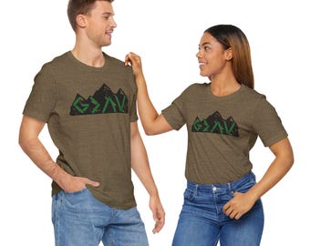 God is Greater Mountain Tee | Christian Unisex Jersey Shirt