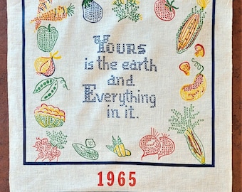 Two Fun Vintage Cloth Calendars 1965 1966