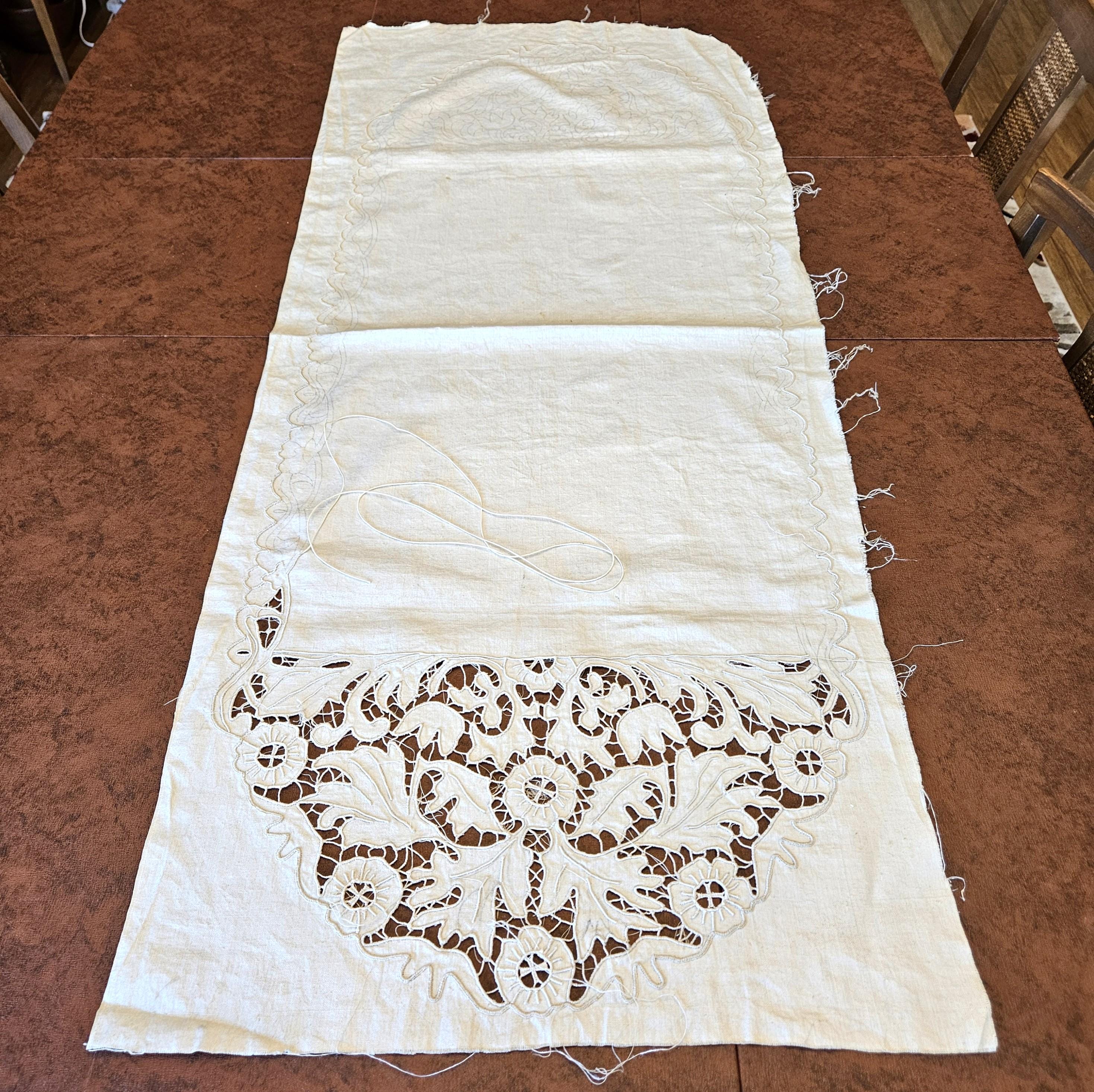 Cutwork Scarf - Etsy
