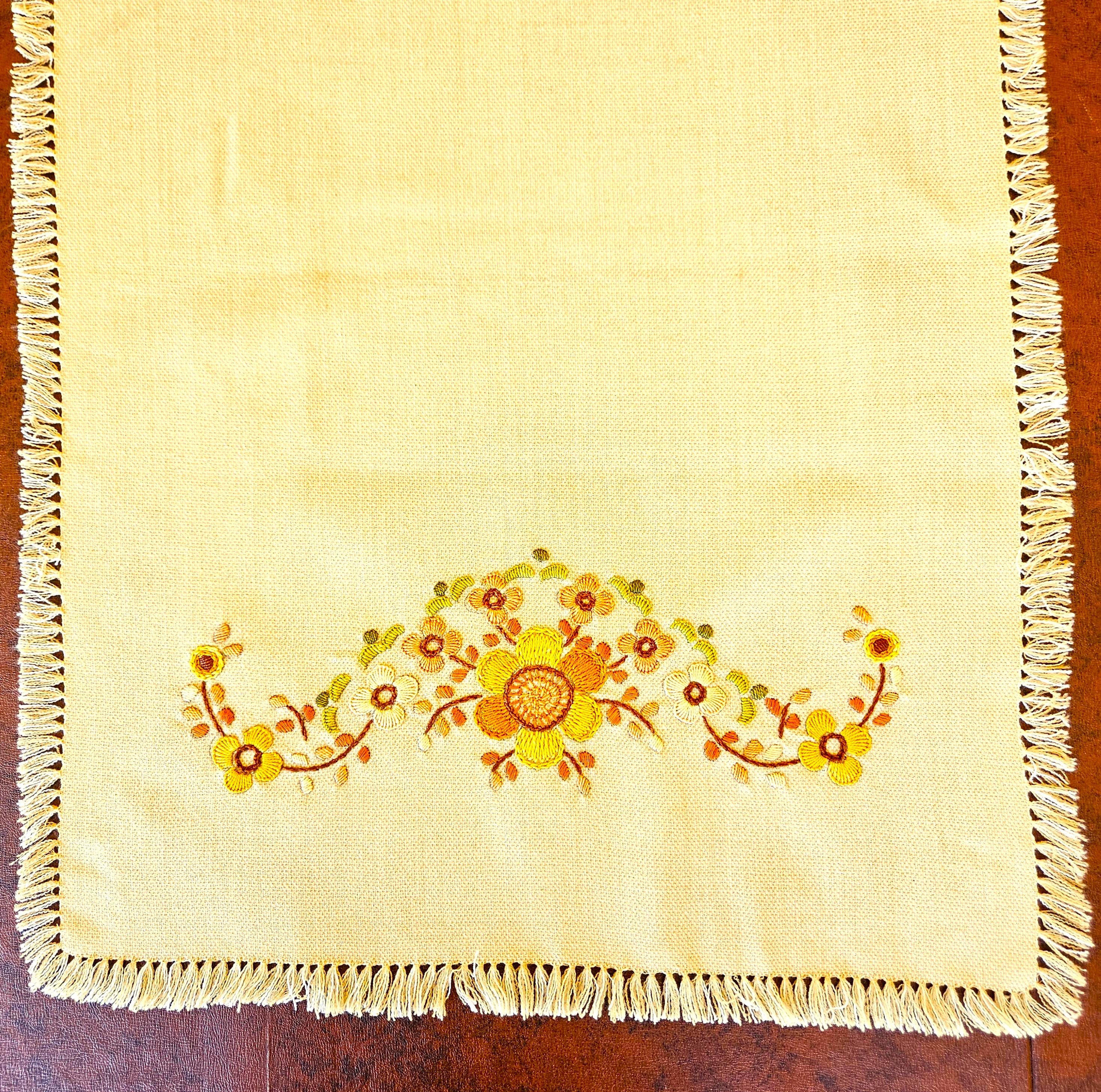 Embroidery Dresser Scarf