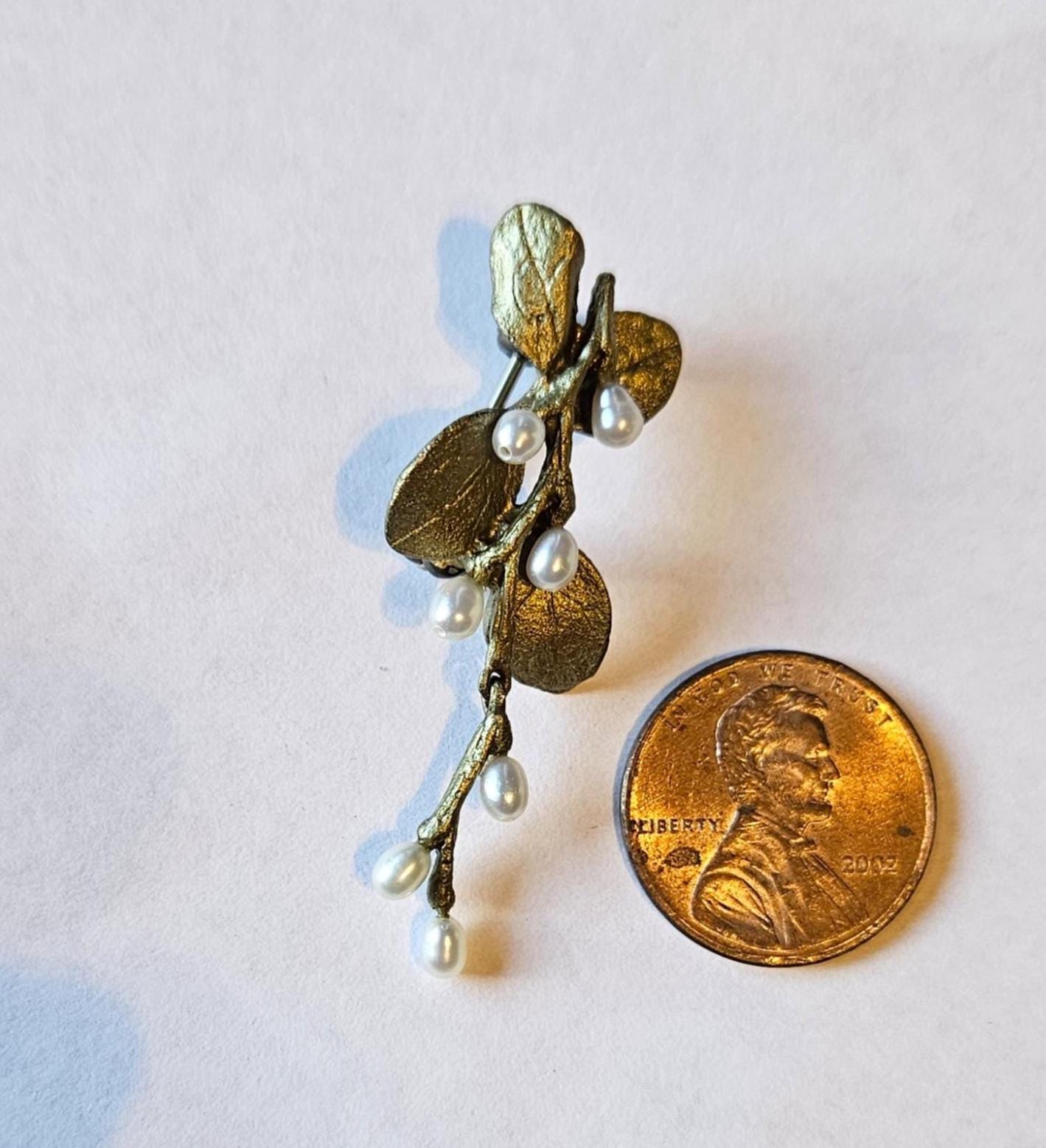 Michael Michaud Irish Thorn Petite Pin or Brooch, Hand-patinated