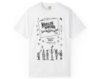 Camiseta de la gira The Spooky Kids de Marilyn Manson / Camiseta de la banda