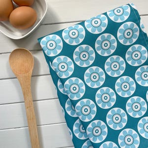 Tea Towel Daisy in Blue -  Home Gift