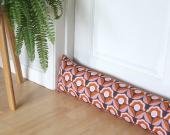 Draught Excluder Fill Your Own Carnaby Fabric 60s retro style