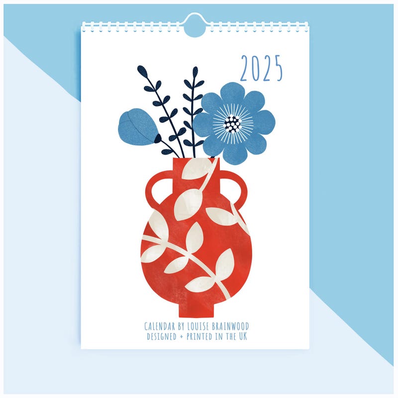 2025 Small Wall Calendar Etsy