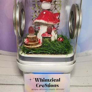 Jumping Spider Enclosure – Enchanted Toadstool Edition – Exclusive Design by Olivia