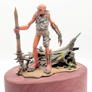 Fantasy, wargaming, miniature diorama, goblin, unique
