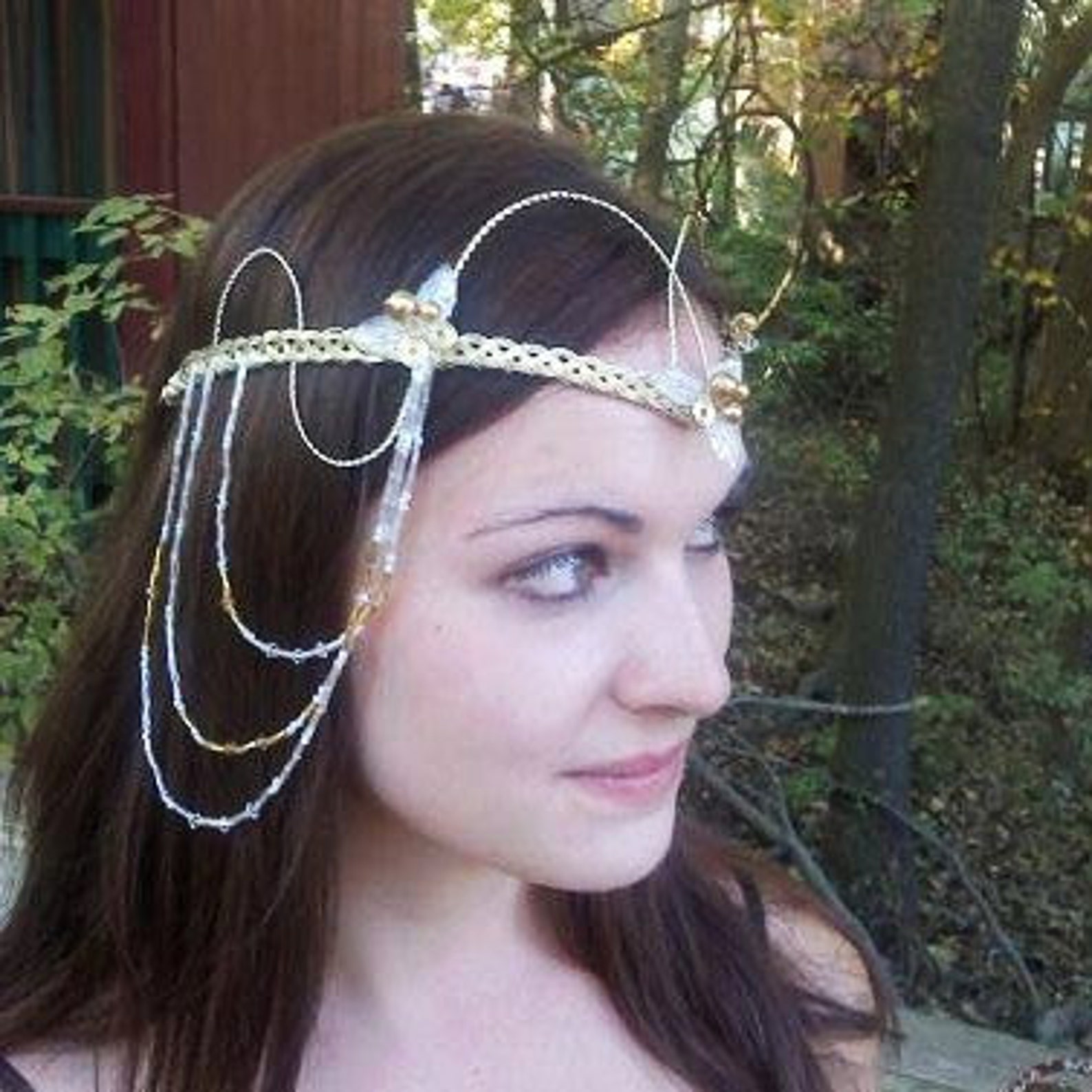 Renaissance Wedding Tiara Headdress Custom Colors | Etsy