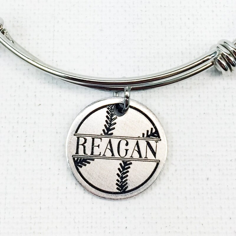 SPORTS BALL BEAD NAME BRACELET CUSTOM ORDER - 7 SPORTS