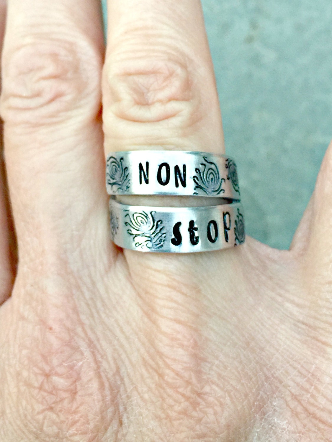 Non Stop Ring Alexander Hamilton Inspired Ring Hamilton Etsy