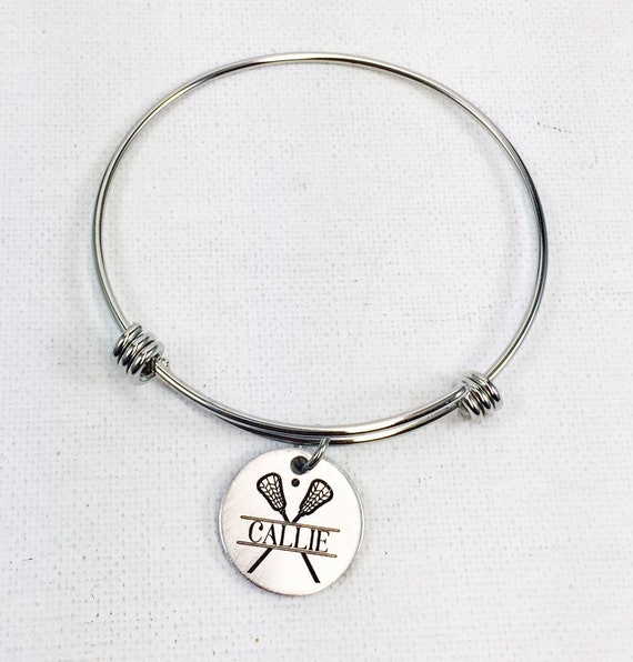 Girls Lacrosse Bracelet- Lacrosse Jewelry Perfect Gift For Lacrosse Players Lacrosse Bracelet /& Headbands Girls Lacrosse Gift Set