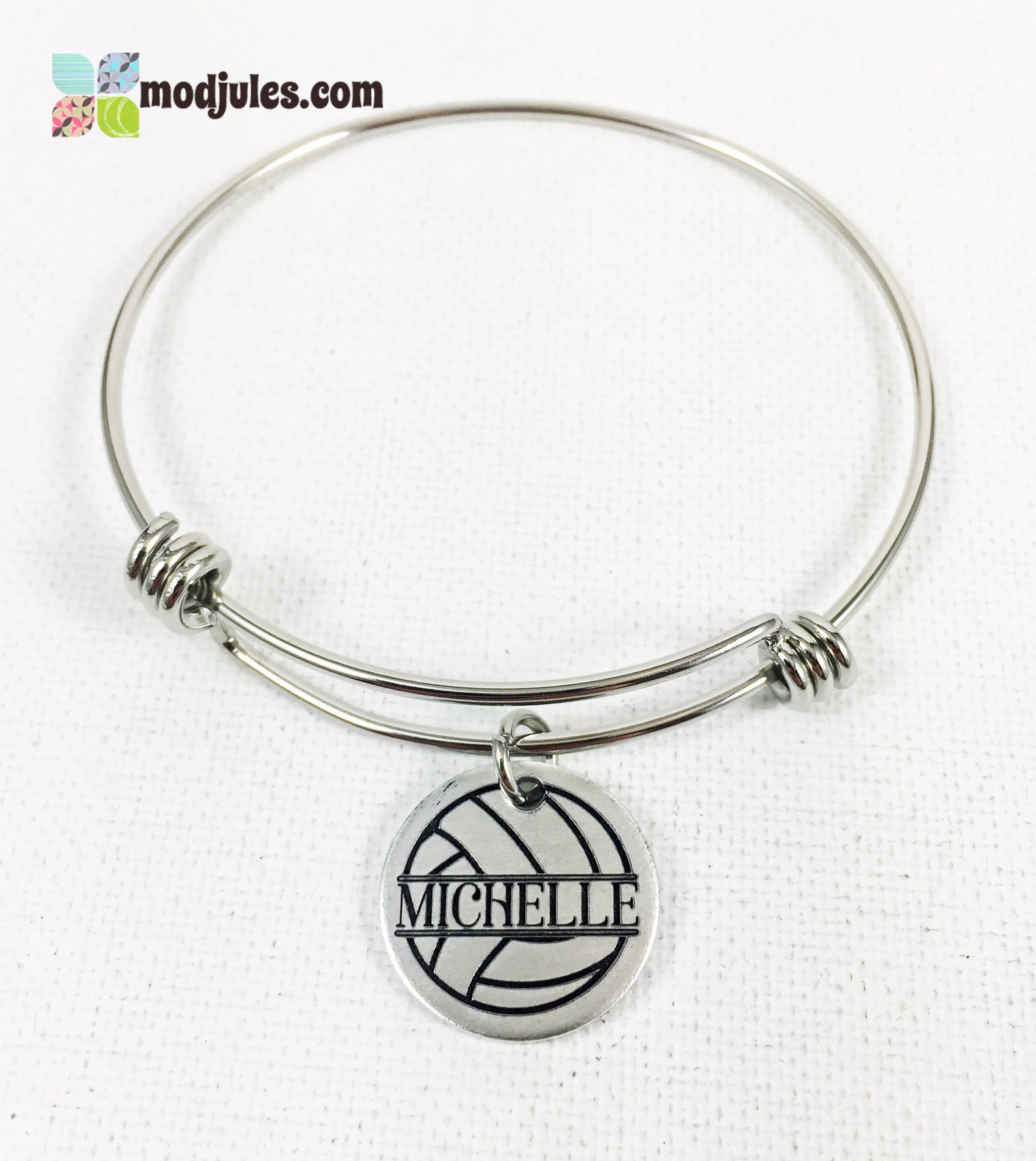 Personalized Volleyball Bracelet Personalized Volleyball Etsy