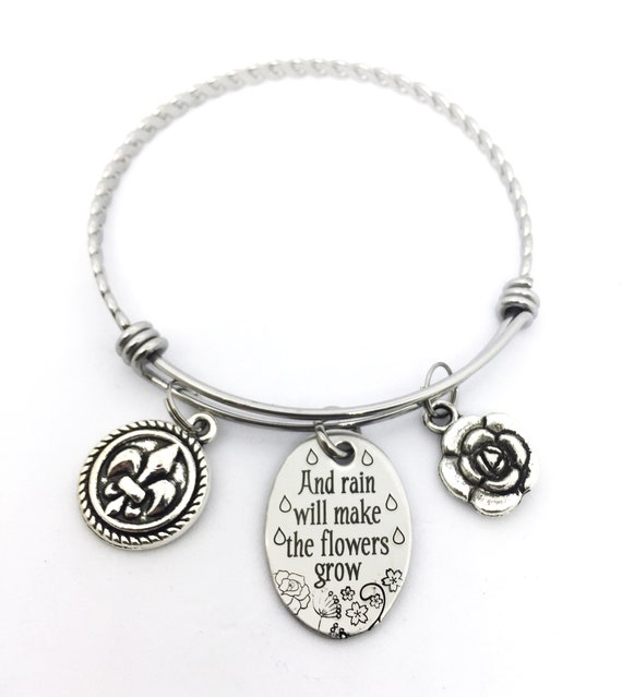 Les Miserables Bracelet, Les Mis Jewelry With Eponine Quote, Rain