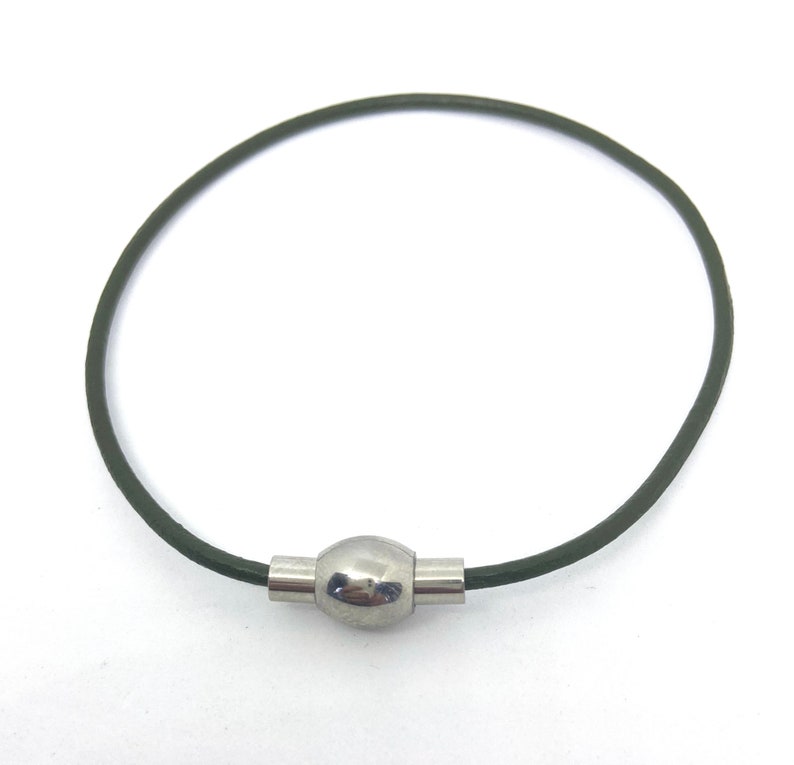 Name Leather Cord Bracelet Custom Personalized Engraved Etsy