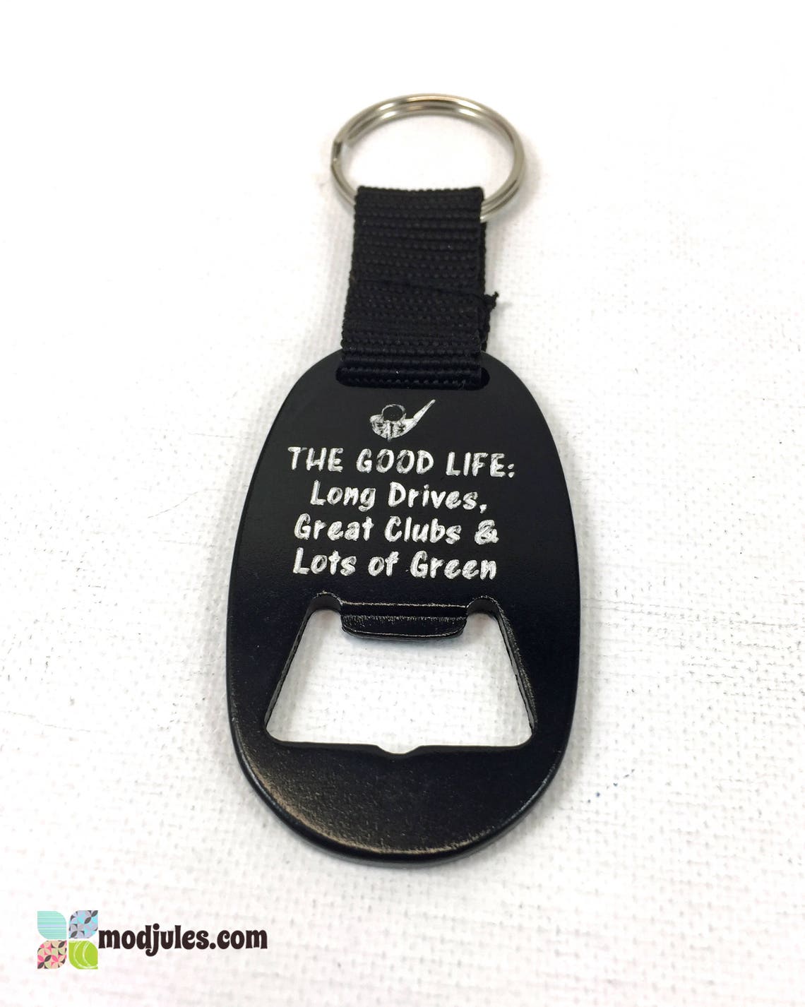 Golf Bottle Opener Keychain Personalized Custom Engraved Etsy
