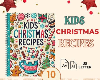 Książka kucharska z przepisami na święta Bożego Narodzenia dla dzieci: Rodzinne przysmaki świąteczne (wersja cyfrowa do pobrania)