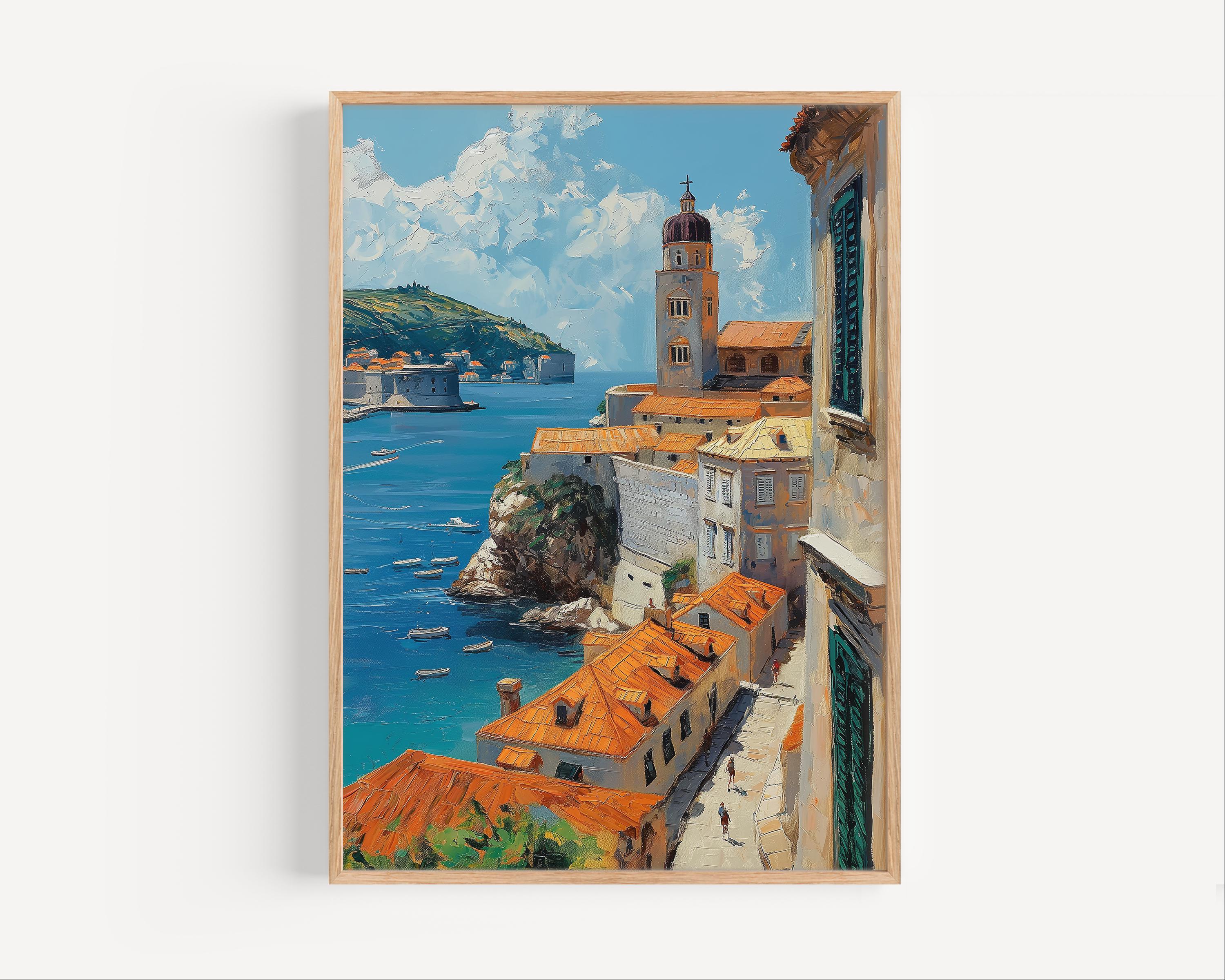 ドブロブニク キャンバス油絵 ドブロブニク キャンバス油絵 Have a